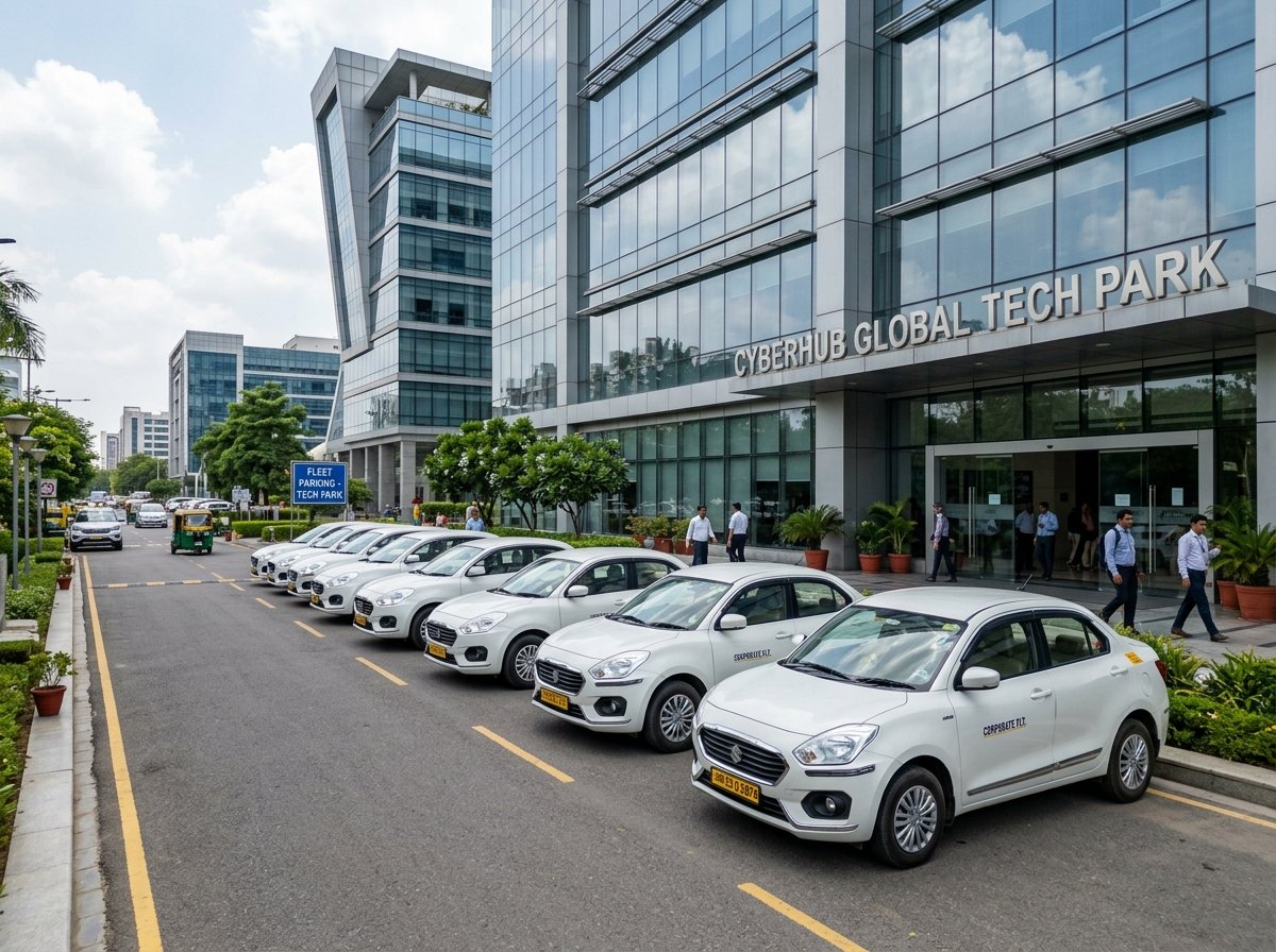 Corporate Fleet Cabs at Gurugram Tech Park